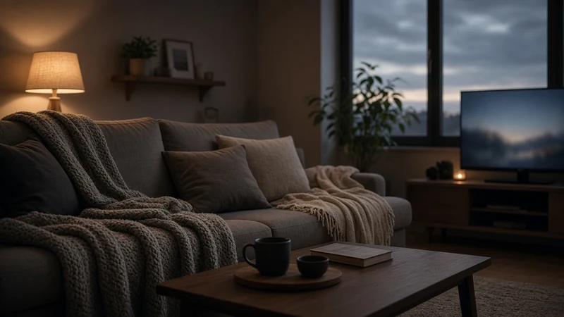 Sofa evening streaming: habits for calm nights